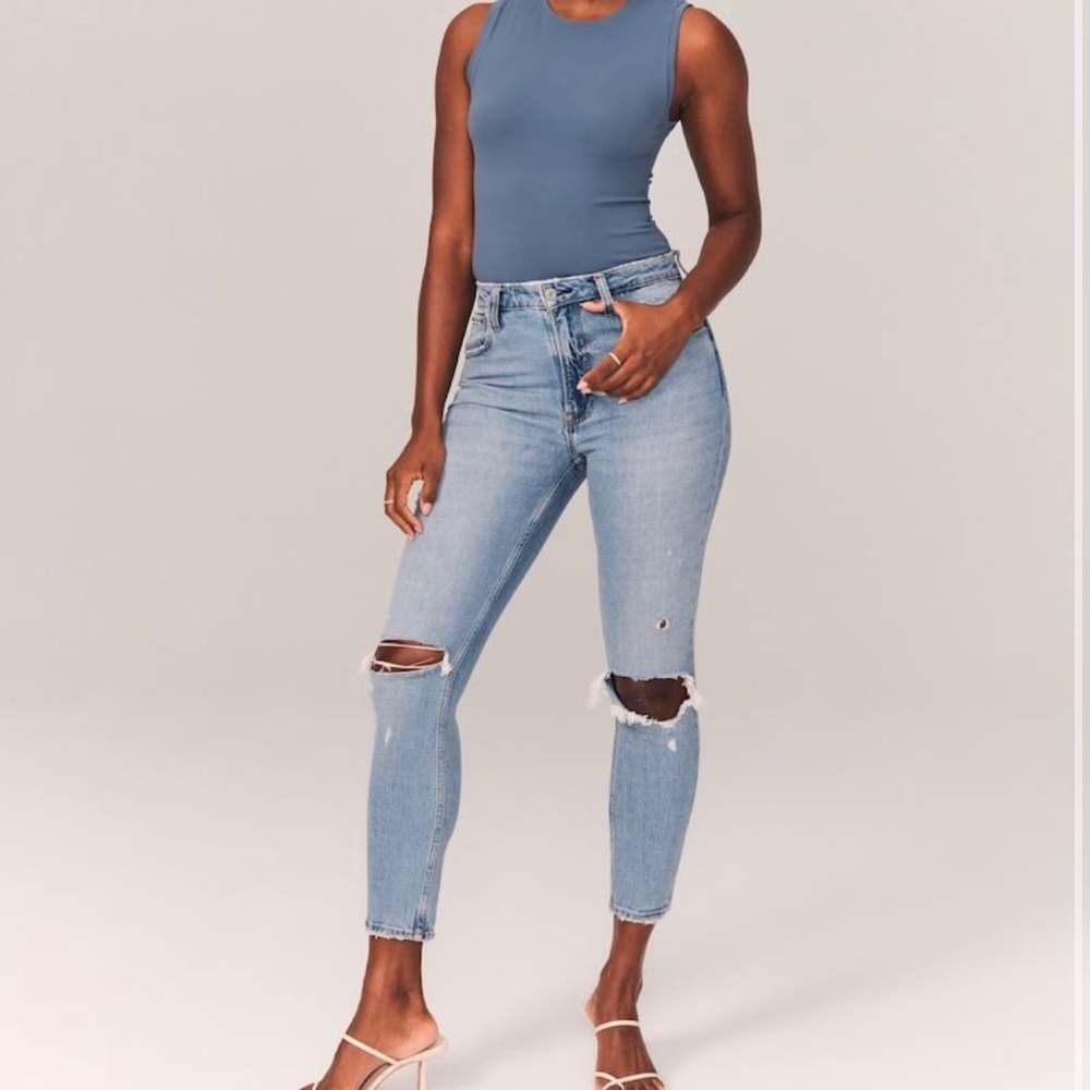 Abercrombie and Fitch curve love jeans